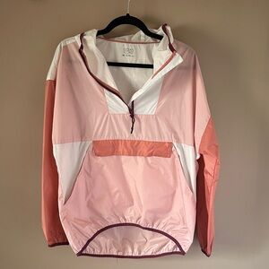 Ocean & Coast Pink Colorblock Windbreaker Jacket